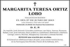 Margarita Teresa Ortiz